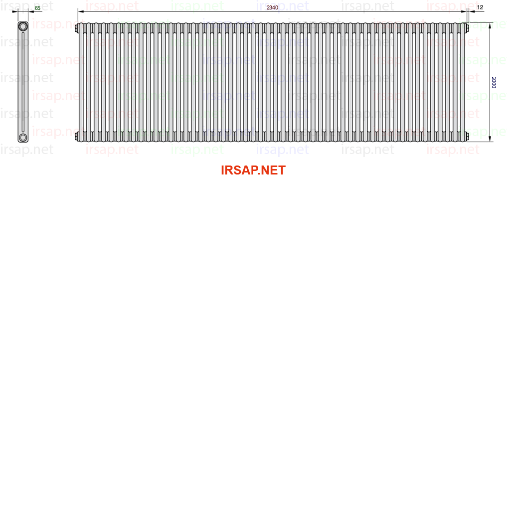 Радиатор IRSAP Tesi 22000/52 T23 CL 01